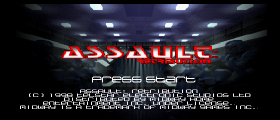Assault Retribution Title Screen